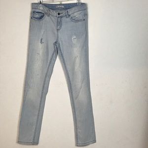 Free People- Light Blue Straight Leg Jeans w28